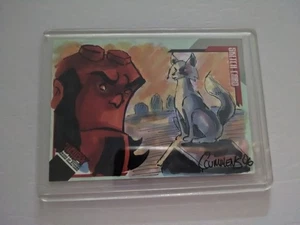 2006 Inkworks Hellboy Sword Of Storms 170/241 Sketch By Cynthia Cummens - Picture 1 of 2