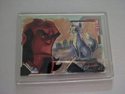 2006 Inkworks Hellboy Sword Of Storms 170/241 Sketch By Cynthia Cummens - Image 1 of 2
