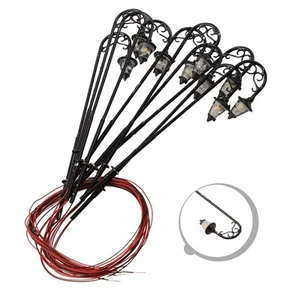 New Practical H0 Gauge Light 10x Decorations Kit Lamps Making 10 Pcs 3V - Picture 1 of 12