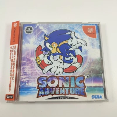 Sonic Adventure DC Sega Dreamcast NTSC-J JAPAN 1998 Platformer Game Complete - Image 1 of 4