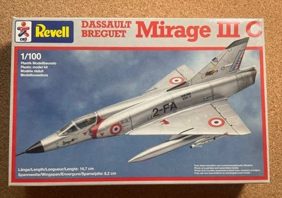 Dassault Breguet Mirage III C - 1/100 Scale Revell Ceji Unassembled kit#4016 - Image 1 of 4
