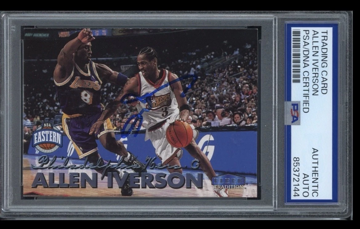 Fleer Allen Iverson Basketball Sports Trading Card Singles for