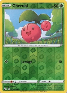 Cherubi Common Reverse Holo Crown Zenith 011/159 NM - Picture 1 of 2