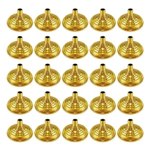 2X (25 Piezas Oro Banderas de Mano Barras Base Mesa Bandera Base Bar Res6018 - Imagen 1 de 6