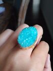 Handmade Blue Kyanite Quartz Ring