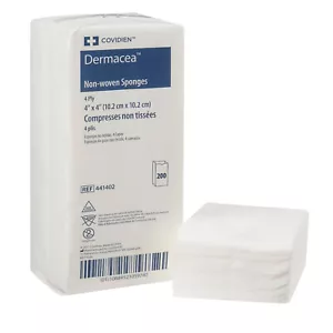 Dermacea 4-Ply Non-woven Gauze Sponge NonSterile 4 x 4" 1 Bag(s) 200 per Bag - Picture 1 of 1