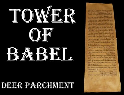 TORAH BIBLE VELLUM MANUSCRIPT FRAGMENT 200 YRS OLD FROM MOROCCO 10:29 T0 11:24 - Image 1 of 4