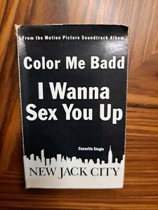 Color Me Badd - I Wanna Sex You Up Cassette Tape Cassingle 1991 Warner New Jack - Picture 1 of 9