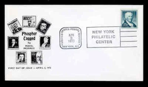 1059Ab 25c PAUL REVERE COIL, "TAGGED" FDC - PARADISE - Picture 1 of 2