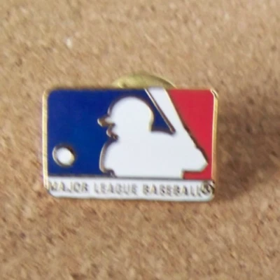 MLB batter logo gold tone pin 1996 MLB c43488 - Image 1 of 4