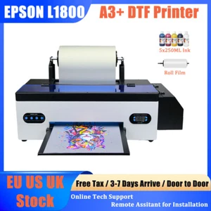【AT US】ACHI A3 DTF Printer Direct to Film Printer EPSON L1800 NozzlE With Ink - Afbeelding 1 van 14