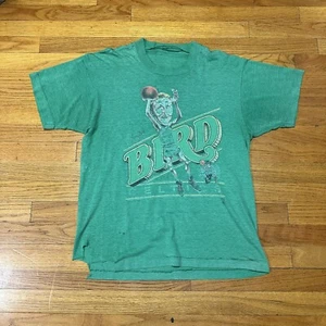 VTG 90s Boston Celtics Larry Bird Caricature Shirt Size Large - Bild 1 von 6