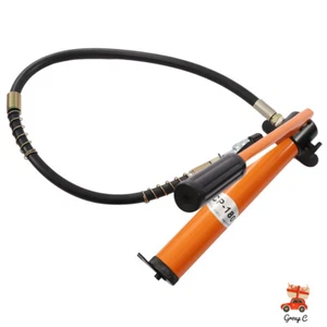 Hydraulic Cylinder Hand Pump Hand Hydraulic Pump&1m High pressure Oil Pipe 70mpa - Picture 1 of 10
