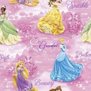 15In Disney Princess Cinderella Aurora Tiana Royal Debut Beauty Fabric - Picture 1 of 2