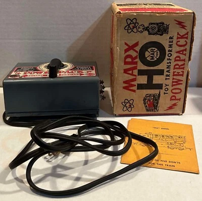 MARX HO Toy Train Transformer POWERPACK In Box 15V - Image 1 of 4