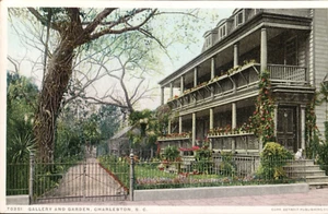 Gallery and Garden, Charleston SC Detroit Publishing Postcard - Picture 1 of 2