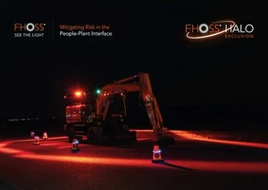 FHOSS HALO EXCLUSION ZONE LIGHT - RED - Long Light - 4.5m (Designed in UK) - Picture 1 of 9