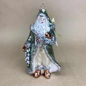 Dillard's Sparkley Schnee Santa Christbaumschmuck - 8" hoch - Bild 1 von 13