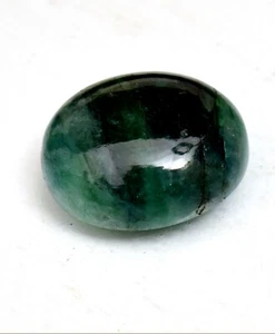 45.35 Ct Natural Zambian Emerald Cabochon Oval Shape Loose Certified Gemstone - Picture 1 of 5