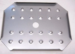 (Lot of 2) Carlisle Half Size Drain Shelf Stainless 10-3/4"x8-1/4" 607120FB - Picture 1 of 2