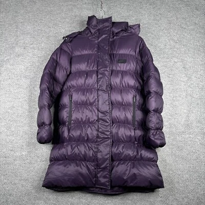 Chaqueta Nike Mujer Mediana M Púrpura Parka Pato Plumón Puffer Larga Acolchada Exterior Foto 1 de 4