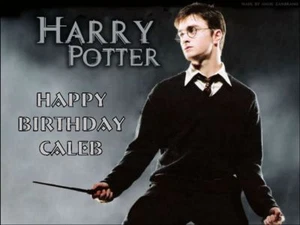 A4 HARRY POTTER ESSBARER TORTENAUFLEGER ZUCKERGUSS GEBURTSTAG - Bild 1 von 1