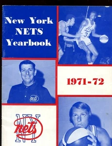 1971/1972 ABA Basketball New York Nets Yearbook EX - Picture 1 of 1