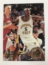 1997 Press Pass Card #34 -Georgia Tech. School.-Eddie Elisma