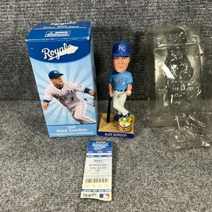 Kansas City Royals Alex Gordon Bobblehead SGA Game Ticket 2008 MLB Baseball - Picture 1 of 12