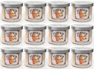 12 Bath & Body Works PUMPKIN CARAMEL LATTE 1,3 Oz. Mini-Duftwachskerze - Bild 1 von 1