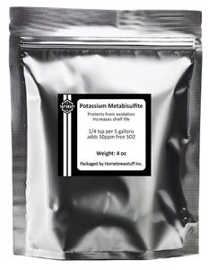Metabisolfito di potassio in polvere 4 oz vino, birra, homebrewing, disinfettante, additivo - Foto 1 di 1