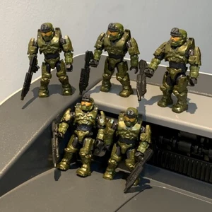 5 Stück Halo Mega Construx Bloks Custom Green Spartan Mark VII Mini Figuren Spielzeug  - Bild 1 von 6