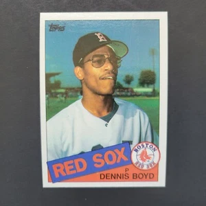 Tarjeta de novato Dennis "Lata de aceite" Boyd 1985 Topps #116 Red Sox Pitcher - Imagen 1 de 2