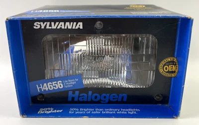 Sylvania H4656 Halogen Sealed Low Beam Headlight 12 Volt New OEM - Изображение 1 из 4