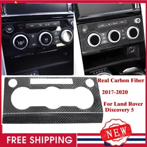 Volume Switch Panel Trim For Land Rover Discovery 5 2017-2020 Real Carbon Fiber - Foto 1 di 10