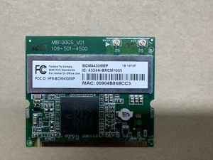 Original HP 326685-001 Integrated Wireless lan MiniPCI 54G W450 BCM94306MP - Picture 1 of 3