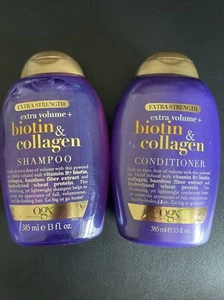 OGX Biotin & Collagen Shampoo & Conditioner Set Extra Strength Volume 13 oz each - Picture 1 of 1