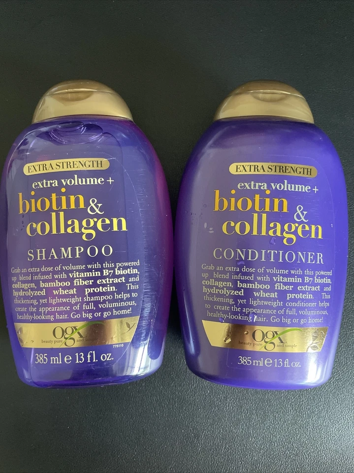 OGX Biotin & Collagen Shampoo & Conditioner Set Extra Strength Volume 13 oz each - Image 1 of 1