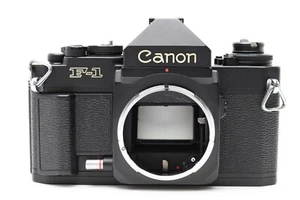 【 EXC +5 】 Canon New F-1 Eye Level Finder Black 35mm Film Camera SLR Body JAPAN - Picture 1 of 15