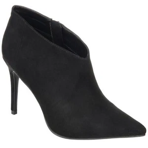 Journee Collection Demmi Tru Comfort Foam Inside Zip Stiletto Booties Black 9M - Picture 1 of 12