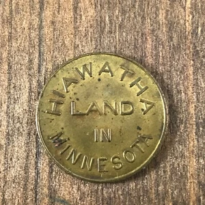 Vintage Hiawatha Land Parking Token Winona, MN Minn. Minnesota - Picture 1 of 5