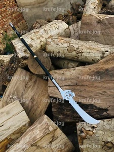 70" Japanese Naginata Spear | Handmade Samurai Blade | Gift Decor Martial LOTR - Picture 1 of 6