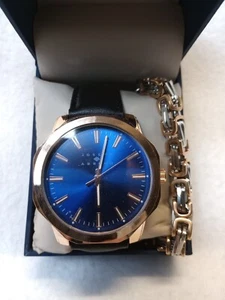 JOSEPH ABBOUND WATCH, GIFT SET INCLUDES BRACELET MEN'S NEW IN BOX - Picture 1 of 5
