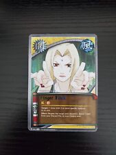 Naruto CCG Weapons of War - Finger Flick - 1st Ed Rainbow Foil Card J-862 - LP