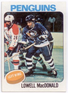 1975-76 Topps #204 Lowell MacDonald (Pittsburgh Penguins) NRMT+