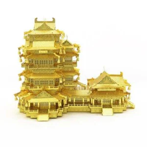 Rompecabezas de arquitectura china antigua de metal 3D torre YueJiang hágalo usted mismo juguete para adultos regalo - Imagen 1 de 10