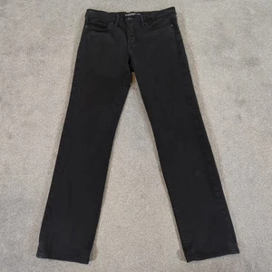 Levis 312 Jeans Womens W27 (W29) L30 Black Shaping Slim Denim Stretch Dark Wash - Picture 1 of 18