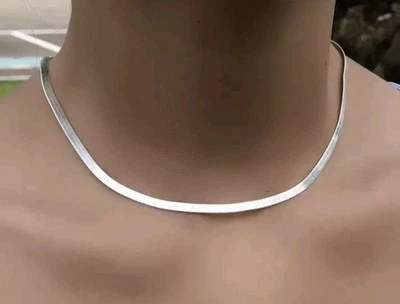 Collana SNAKE ACCIAIO INOX PLACCATO ARGENTO - Immagine 1 di 4