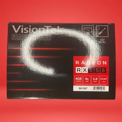 VisionTek AMD Radeon RX 550 4GB GDDR5 Graphics Card 4x Mini DP - Image 1 of 4