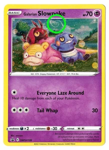 HD SWIRL Galarian Slowpoke SWSH126 - Pokemon Schwert & Schild BlackStar Promo (B) - Bild 1 von 3